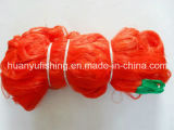 Nylon Multifilament Fishing Net with Orange-Red Colour