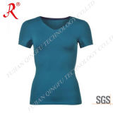 High Elasticity Women' S Sport T-Shirt (QF-S168)