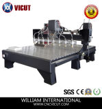 Multi-Spindle CNC Woodworking Machinery CNC Wood Router (VCT-2530W-8H)
