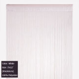 100% Polyester White String Curtain for Weddings and Events (TDS010)