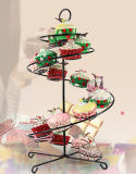 Iron Steel Spiral Staircase Cupcake Stand for 19 Cupcakes