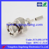 BNC Male Connector Crimp for RG178 Cable