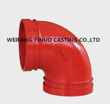 Ductile Iron 90 Degree Elbow FM/UL Approved (grooved pipe fitting)