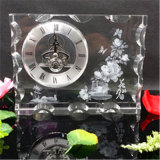 Modern 3D Laser Crystal Table Clock for Decoration