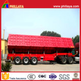 3 Axles 50 Ton Side Tipper Trailer with Hydraulic Cylinder