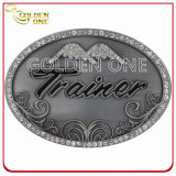 Custom Engraved Gem Stone Decoration Metal Belt Buckle