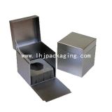 Special Design Silver Hinged Slide Gift Box