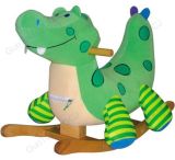Casual CE Approved Stuffed Dragon Rocking Horse Toy for Baby (GT-09750)