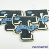 Letter Design Clothing Label Embroidery Patch for Garments