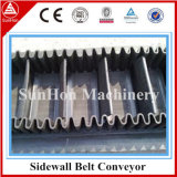 Corrugated Sidewall Large Angle Conveyor Belt in Metallugy with SGS