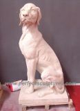Stone Marble Dog Animal Sculpture for Garden Statue (SY-B101)