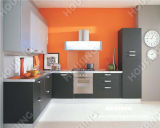 Contemporary Furniture High Gloss Black Lacquer Kitchen Cabinets