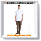 Wholesale Doctor's Coat White Color Hospital Uniform (DU510)