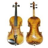 High Grade Flamed Maple Violin with Ebnoy Accessories for Master