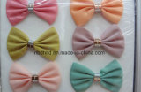 Satin Ribbon Bow Single Face with Hair Clip for Decoration
