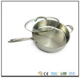 Food Grade Induction Smokeless Stainless Steel Fry Pan