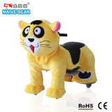 Outdoor Electric Toy for Chilren, Moving Plush Animal Rides