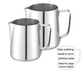 Polished Stainless Steel Latte Jugs for Hotel & Restaurant (130350)