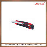 High Quality Professional Safe Plastic Auto-Lock Knife (TY1286)