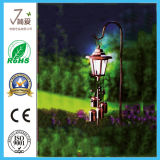 Metal Solar Lantern Wind Chime, Iron Street Garden Light