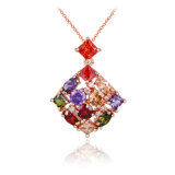 Wholesale New Arrived Necklace Fashion Copper Necklace Zircon Jewellery (KY-NE29)