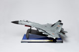 Die Cast Military Airplane Toys 1: 32 J-15 Fighter Jet Model in Grey Color