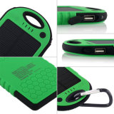 5000mAh Waterproof, Dust Proof and Shockproof Solar Mobile Charger