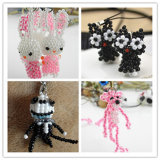 Sell Novelty Beaded Doll Keychain Mobile Phone Charms Promotion Gift