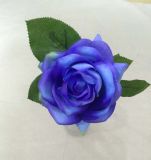 Artificial Silk Curve Edge Rose Flowers for Decoration