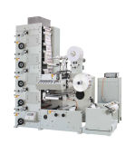 Label Printing Machine with One Die Cutting Station