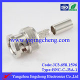 BNC Male RF Connector Crimp for RG58 Cable