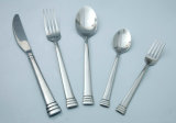 Whole Sets Romantic Stainless Steel High Quality Stainless Steel Western-Style Food Tableware Exquisite and Convenient.