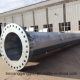 Flange Connection Galvanized Polygon Welded Tube for Power Transmission Tower