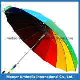 China Supplier Manufacturer Colorful Rainbow Umbrellas for Sale