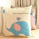 Hot Sale Simple Design Elephant Linen Cushion