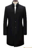 Top-Quality Men's Spring/Autumn Slim Woolen Long-Pattern Fashion Business Coat