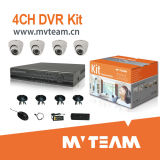 Top1 Sale 4CH DVR Kit with Color Packing for Home Surveillance (MVT-K04DH)