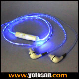 3.5mm Visible LED Earphones Earpods with Mic for Apple iPhone 5 iTouch Nano iPad MP3 Samsung HTC