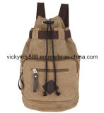 Multifunction Leisure Double Single Shoulder Canvas Backpack Bag Pack (CY9838)