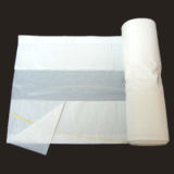 HDPE White C Fold Plastic Trash Bag