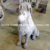 Wholesale Hand Carved Stone Animal Statue, Granite Dog Sculpture