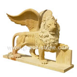 Stone Sculpture, Marble Animal, Marble Lion (GS-A-127)