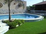 Swimming Pool Artificial Grass/Artificial Lawn (OG-14)