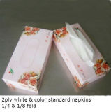 2ply 1/4 & 1/8 Fold Standard Napkins