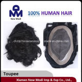 Wholesale 100% Brazilian Human Hair Toupee Hair