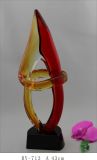 Customized Shape Art Glass Crafts for Home Office Decoration (BY-713)