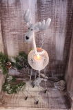 Silver Deer Candle Holder for Christmas Home Decoration (STL-HDC036)