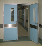 High Quality Hospital Door Double Swing Door Wood Fire Rated Door