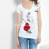 Women Fashion Printed Polo T-Shirt (CHNL-TSH011)
