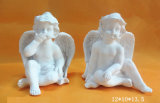 Custom Home Decoration White Resin Sculpture Angel Statue